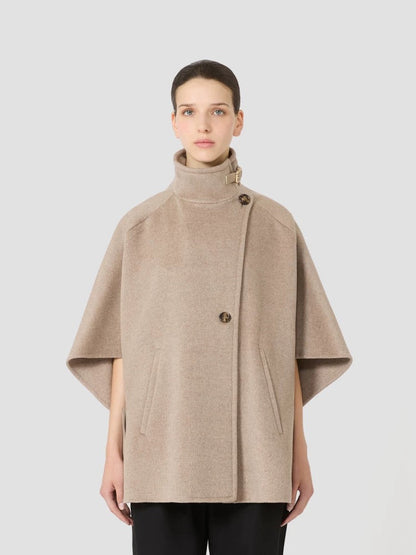 Max NEW woolen cape coat
