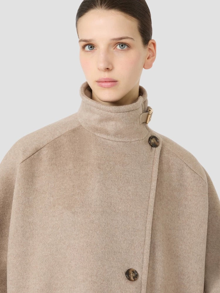 Max NEW woolen cape coat