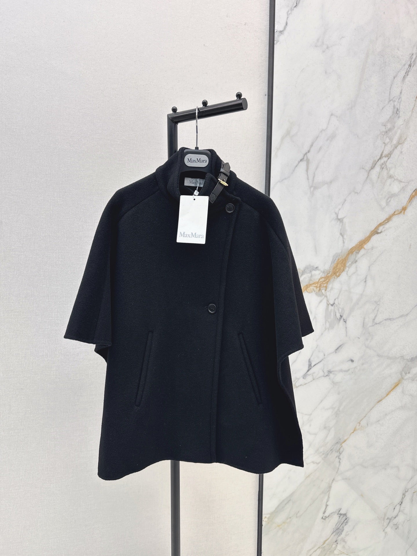 Max NEW woolen cape coat