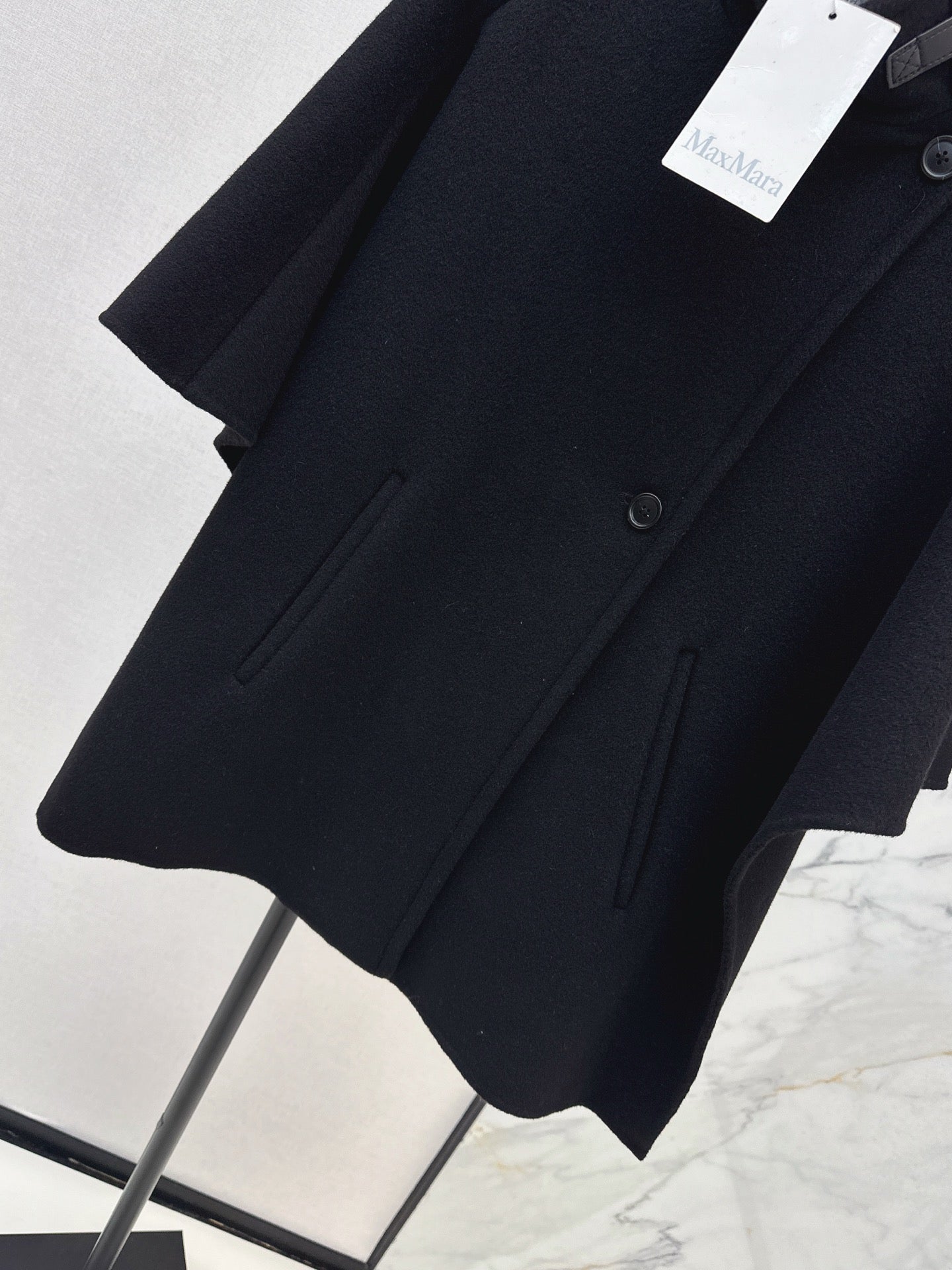 Max NEW woolen cape coat