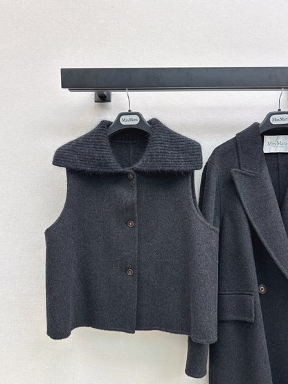 Max NEW Wool coat and vest set