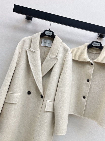 Max NEW Wool coat and vest set