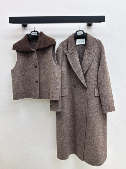 Max NEW Wool coat and vest set