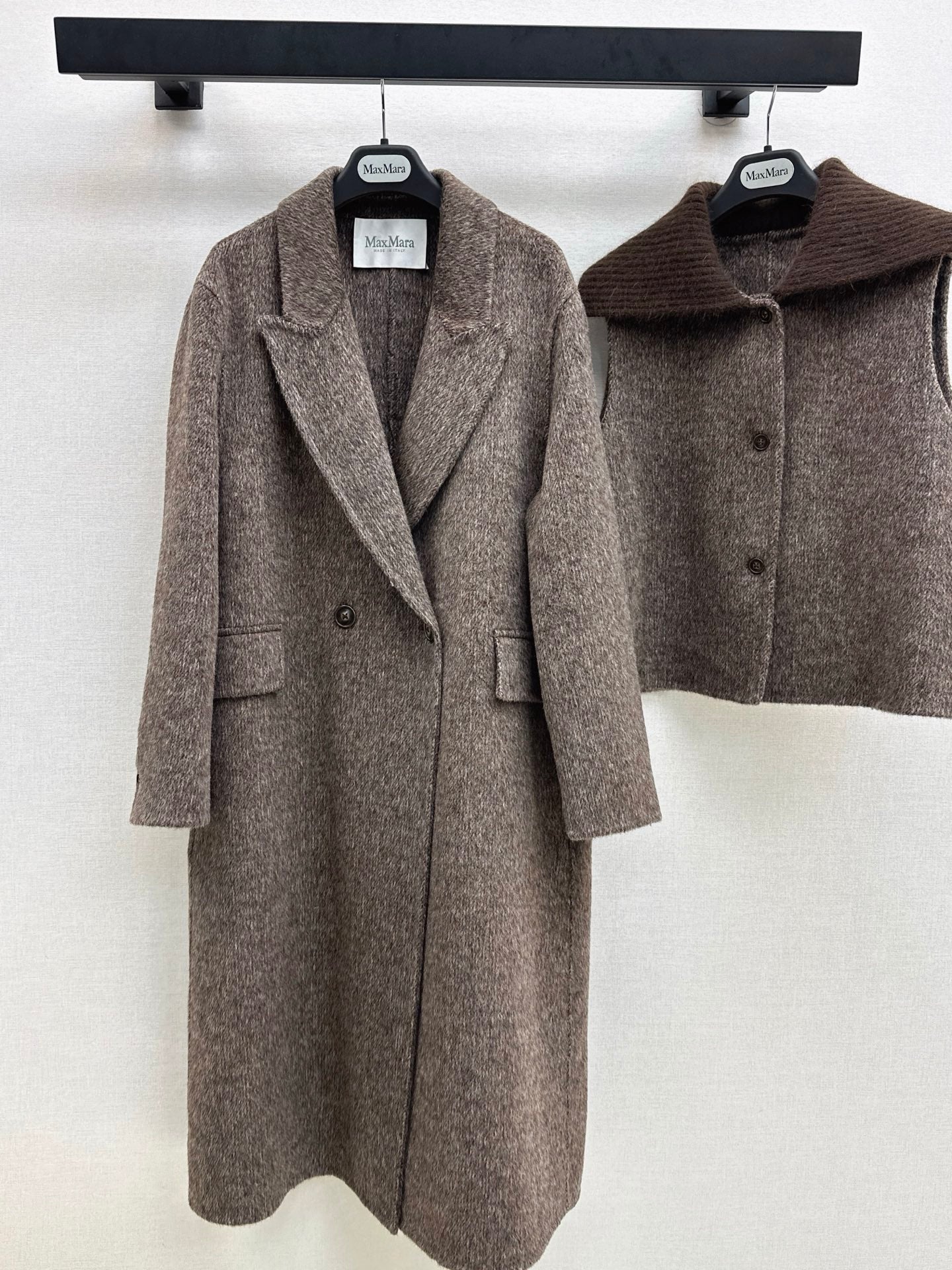 Max NEW Wool coat and vest set