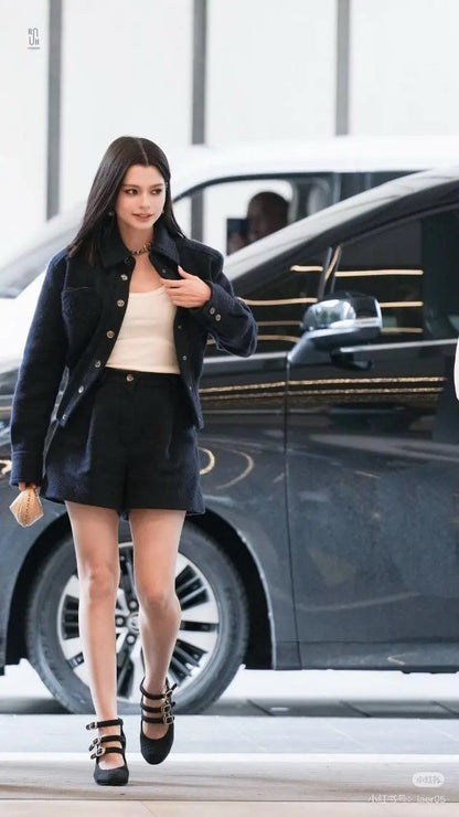 Chan NEW woolen shorts