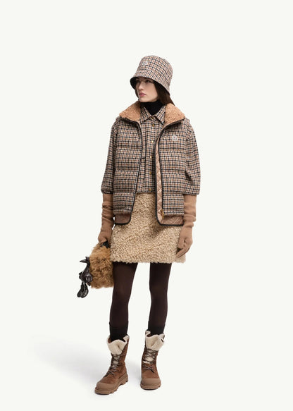 Monc NEW Houndstooth down vest