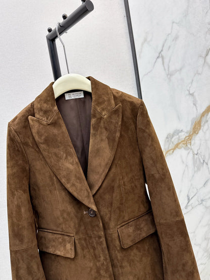 Brun NEW suede blazer