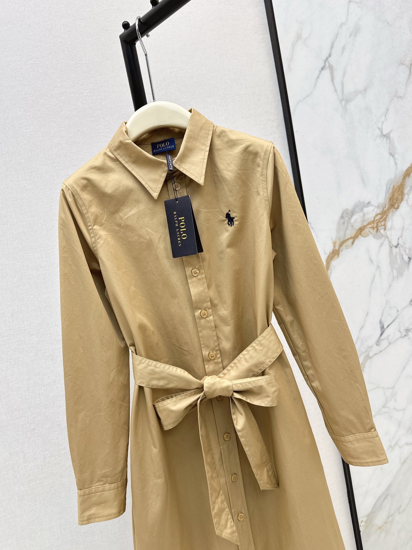 Ra1 NEW embroidered shirt dress