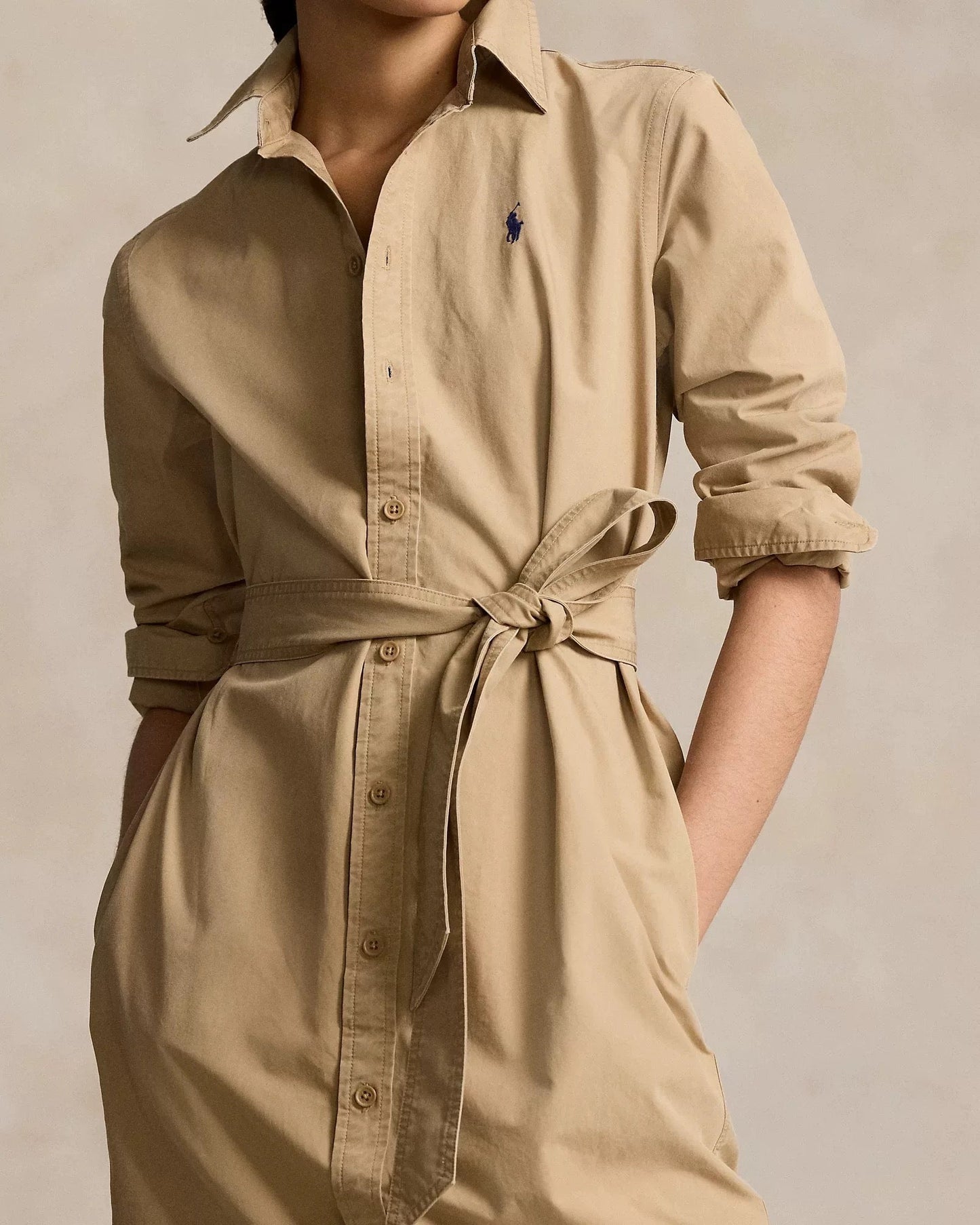 Ra1 NEW embroidered shirt dress