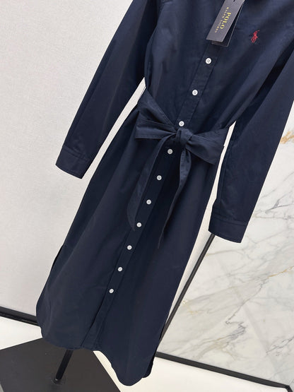 Ra1 NEW embroidered shirt dress