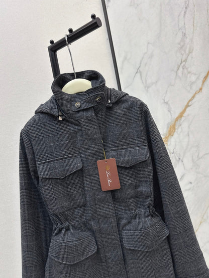 Loro NEW plaid coat
