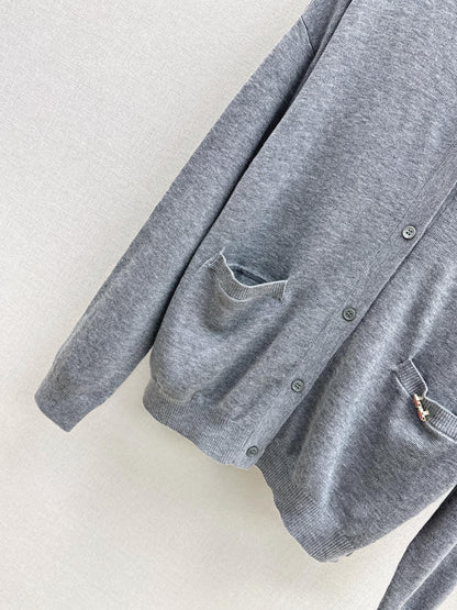 Miu NEW Knitted cardigan vest set