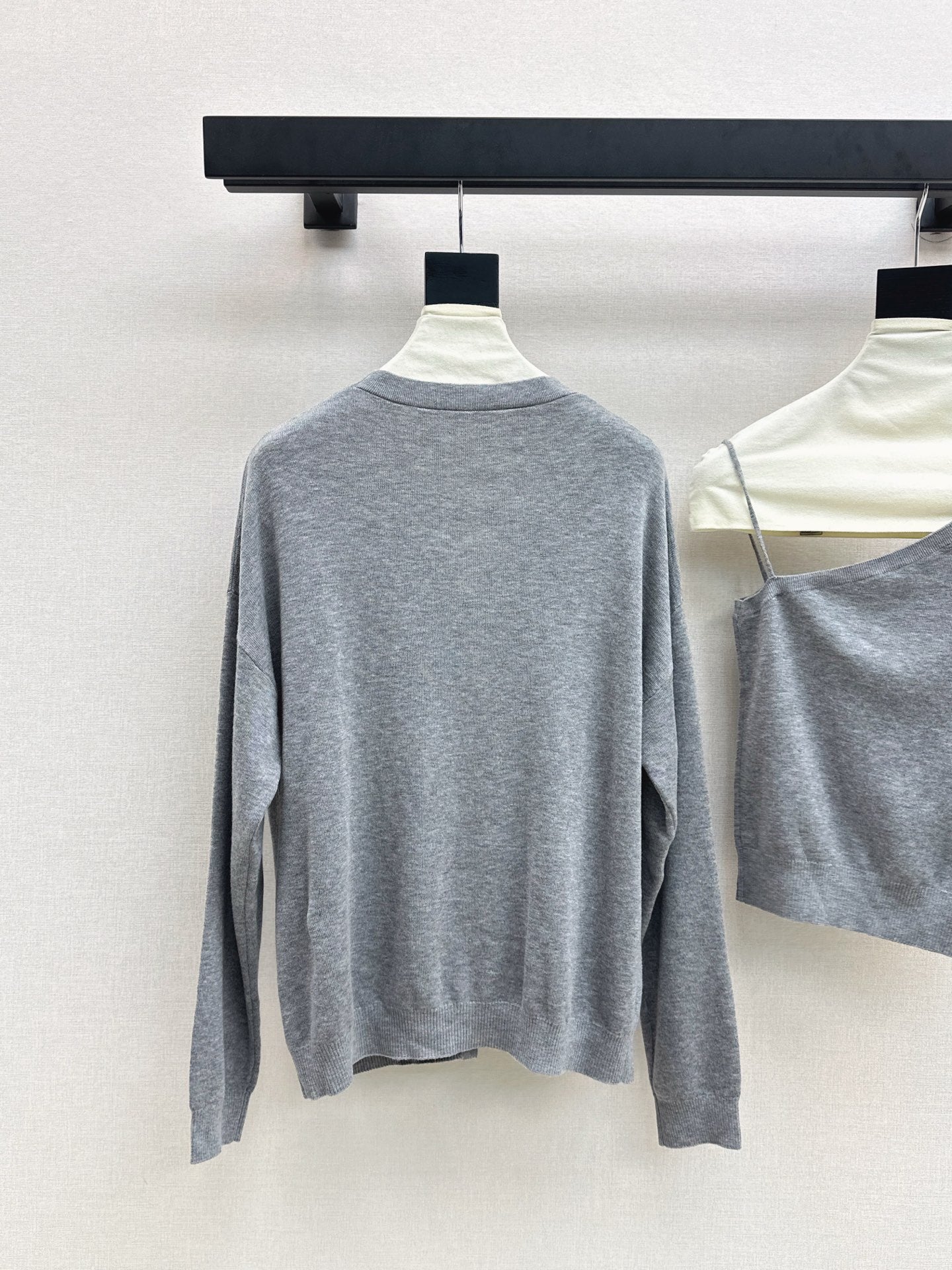 Miu NEW Knitted cardigan vest set