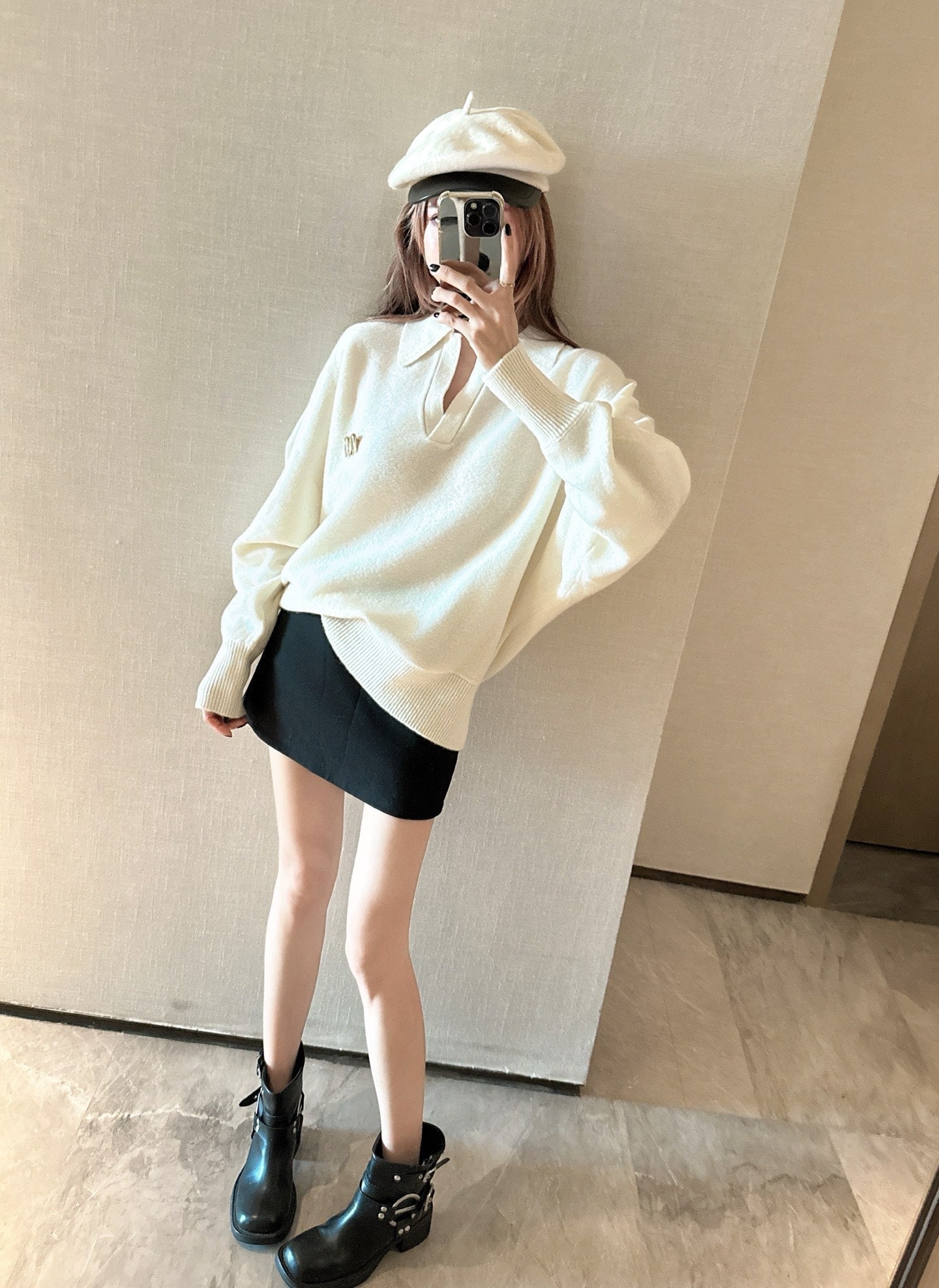 Max NEW lapel sweater