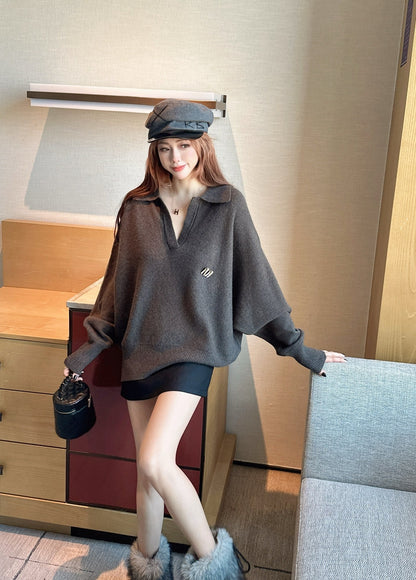 Max NEW lapel sweater