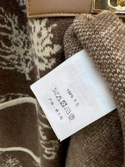 Bur NEW wool cape coat