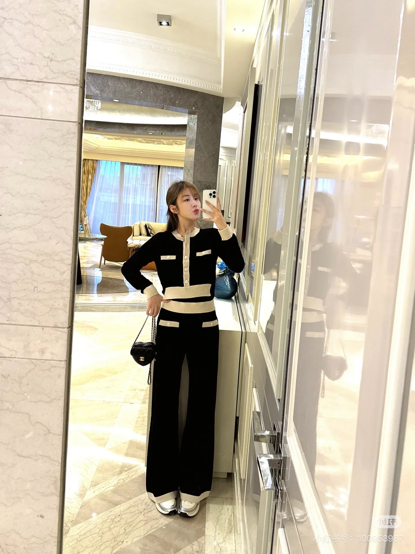 Chan NEW Color block pants