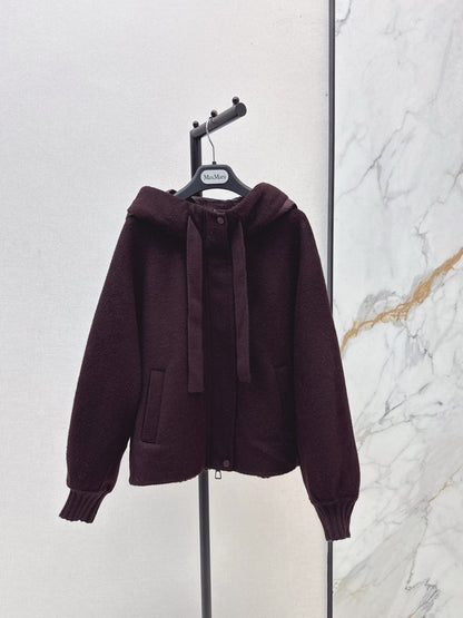 Max NEW wool hooded jacket