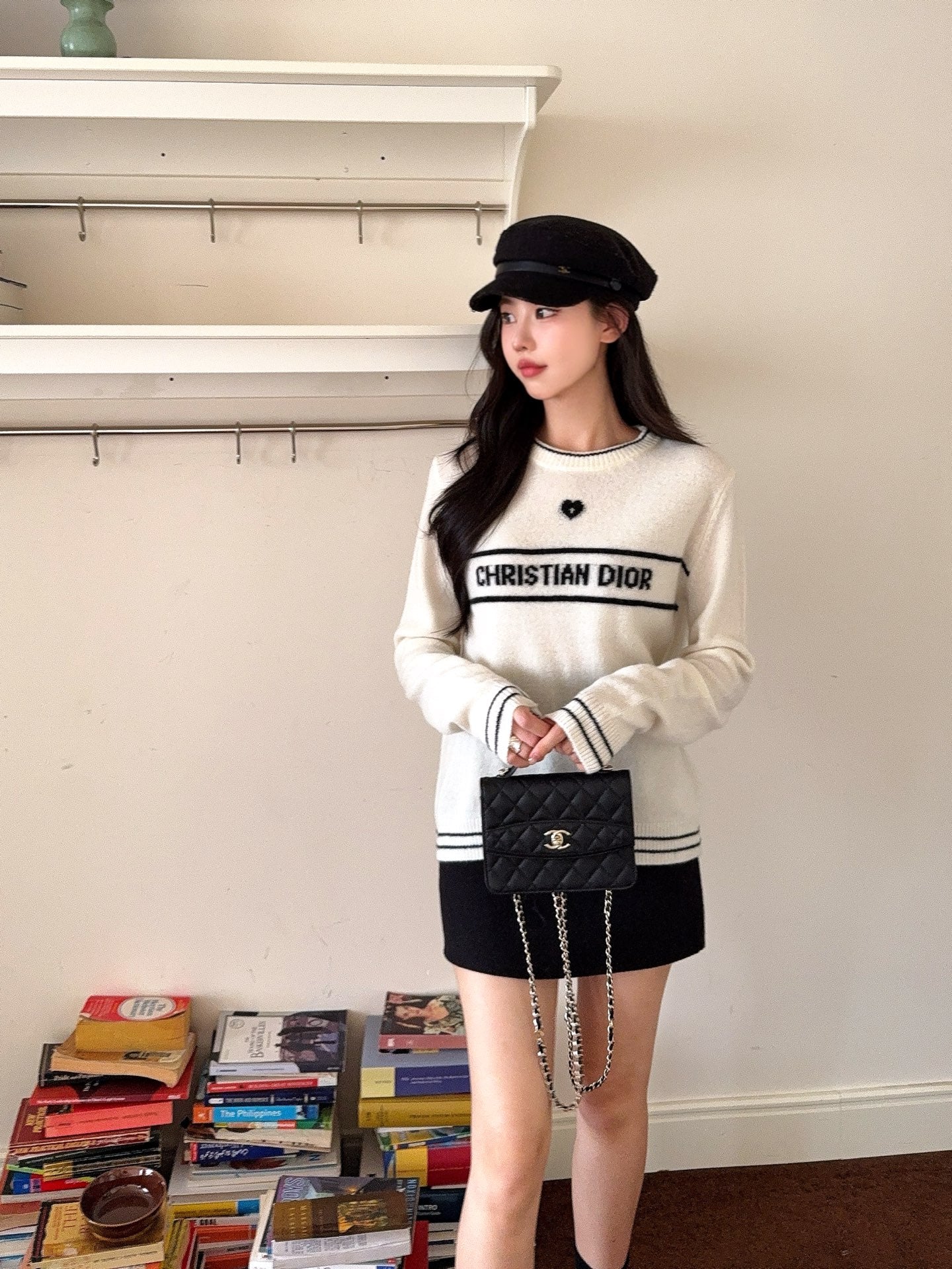 CD NEW embroidered sweater