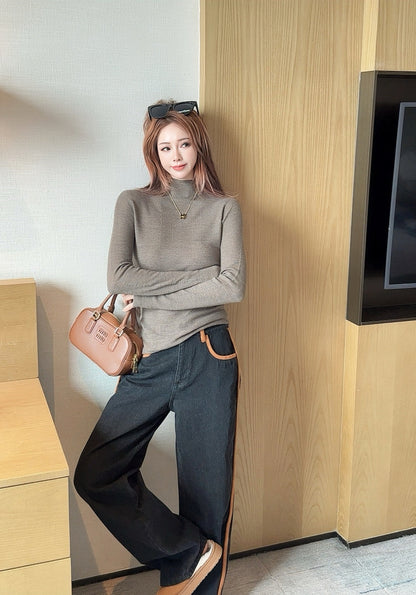 Loro NEW Turtleneck bottoming shirt