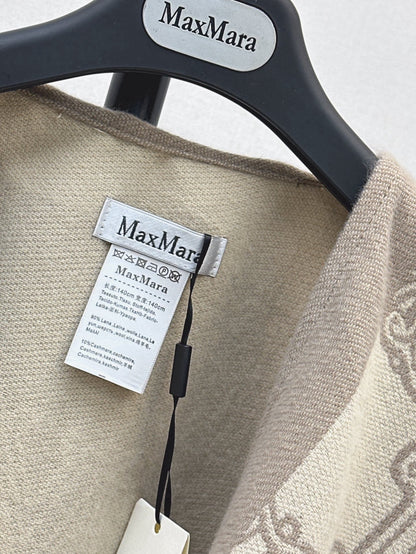 Max NEW Wool scarf cloak