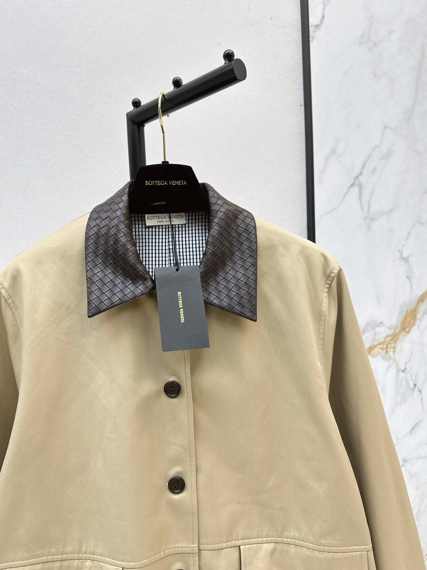 Bott NEW woven leather jacket