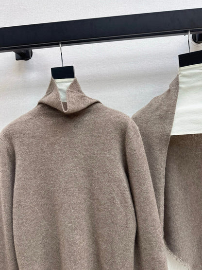 Loro NEW Cashmere sweater and shawl set