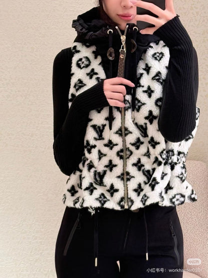 Louis NEW Plush hooded vest
