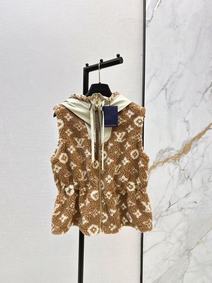 Louis NEW Plush hooded vest