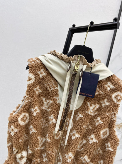 Louis NEW Plush hooded vest