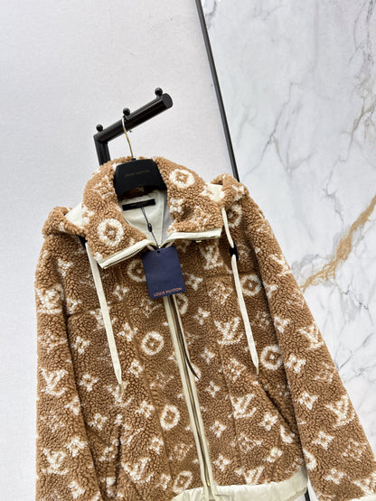 Louis NEW Plush hooded jacket