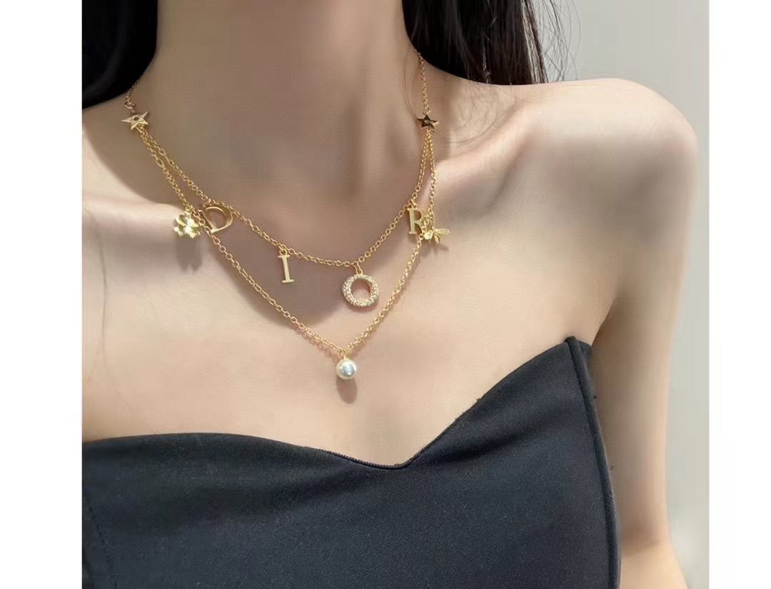 CD New rhinestone necklace