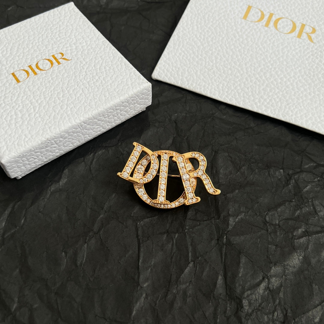 CD New Alphabet brooch