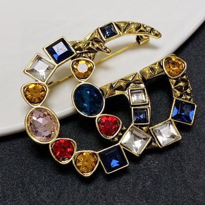 Guc New Colorful diamond brooch