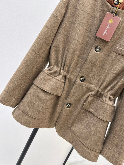 Loro NEW Plaid jacket