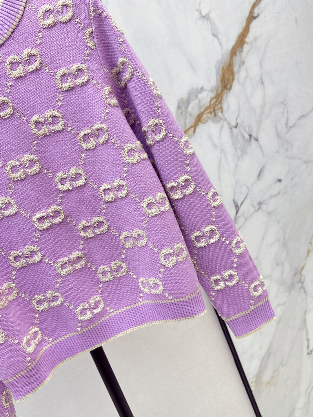 Guc NEW Jacquard knitted sweater