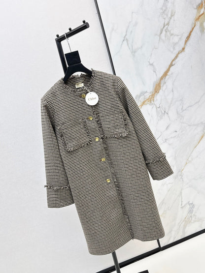 Cho1 NEW Houndstooth overcoats