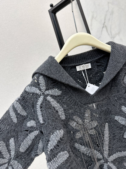 Brun NEW Embroidered sweater