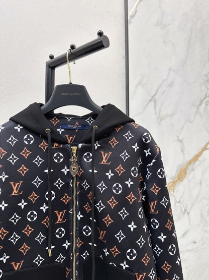 Louis NEW Printed hooded jacket