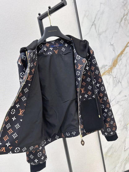 Louis NEW Printed hooded jacket