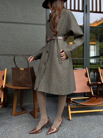 Brun NEW Wool coat