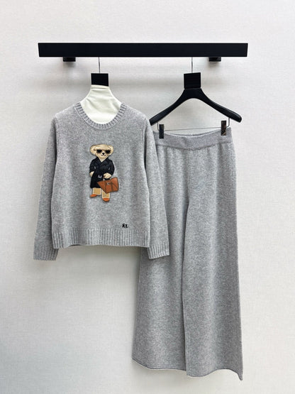Ral NEW Sweater and straight-leg pants set