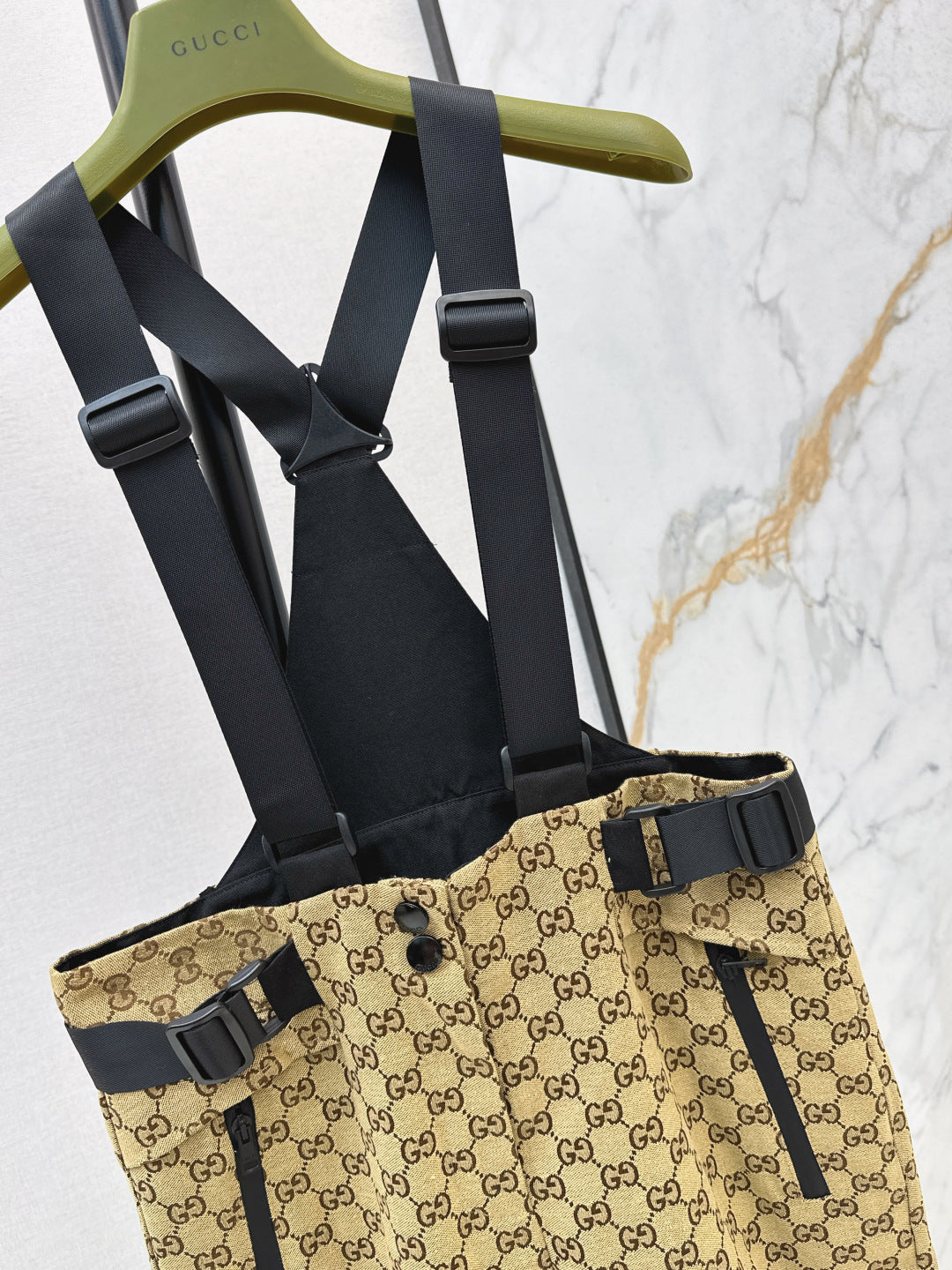 Guc NEW suspender pants