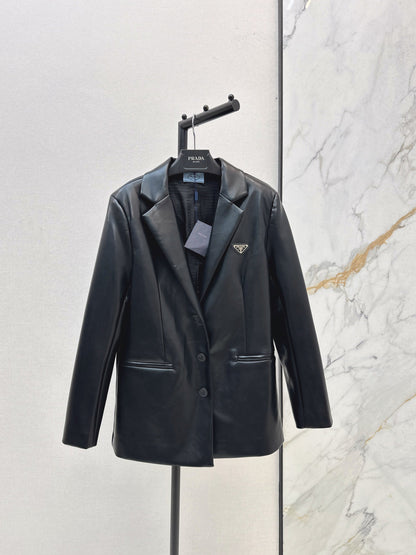 Pra NEW Leather blazer