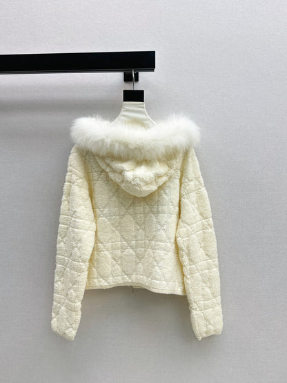 CD NEW fur collar jacket