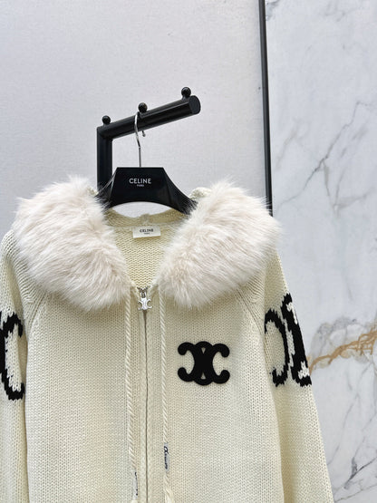 Ce1i NEW Hooded cardigan