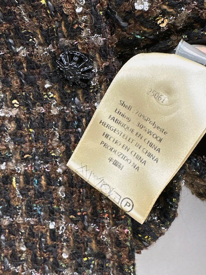 Chan NEW Woven jacket and skirt set