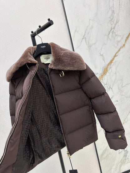Fend NEW Fur and down jacket