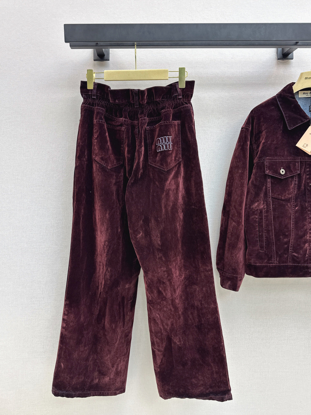 Miu NEW velvet pants