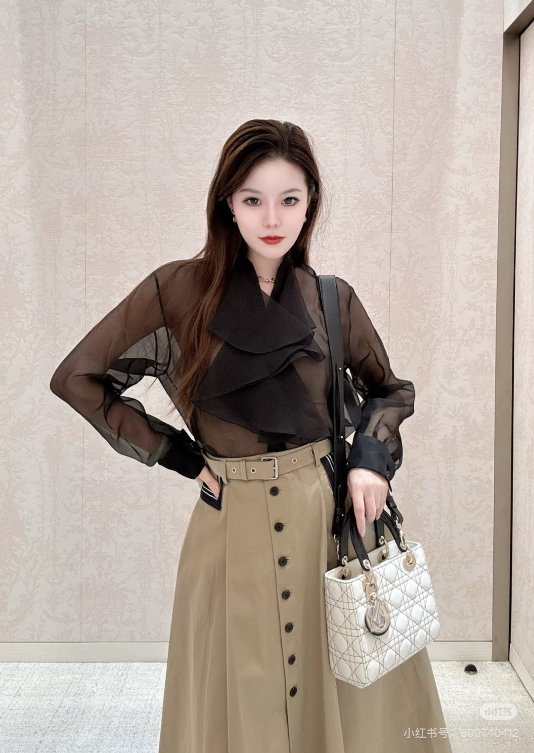 CD NEW Umbrella-shaped skirt